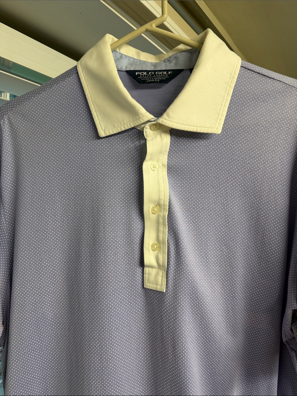 Ralph Lauren Lilac Polo with White Collar